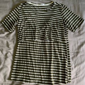 Bearland nursing top, olive green